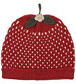 Konges Sløjd Beanie - Knitted - Wool - Strawberry - True Red