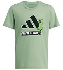 adidas Performance T-shirt - J Minecraft TR - SILGRN