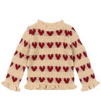 Konges Sløjd Blouse - Wool - Knitted - Laula - Heart