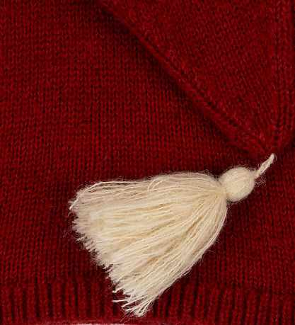 Konges Sløjd Christmas Hat - Wool - Knitted - Christmas Red