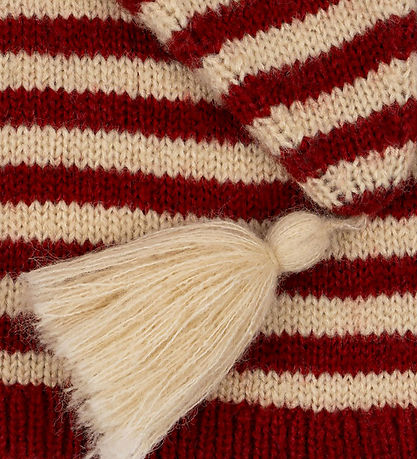 Konges Sløjd Christmas Hat - Wool - Knitted - Christmas Stripe