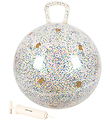 Konges Sløjd Bouncy ball w. Handle - Glitter - Lemon - 50 cm Konges Sløjd Bouncy ball w. Handle - Glitter - Lemon - 50 cm