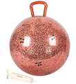 Konges Sløjd Sprettball m. Håndtak - Glitter - Cherry - 50 cm