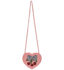Konges Sløjd Shoulder Bag - Beaded Heart - Amarena