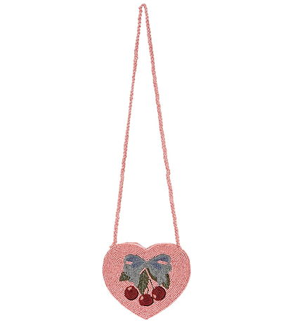 Konges Sløjd Shoulder Bag - Beaded Heart - Amarena