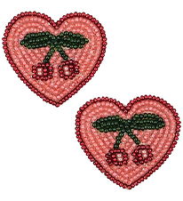 Konges Sløjd Bow Hair Clips - 2-Pack - Cherry
