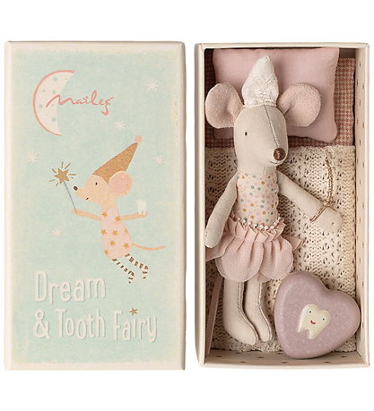 Maileg Tooth Fairy Mouse - Little Sister I Matchbox