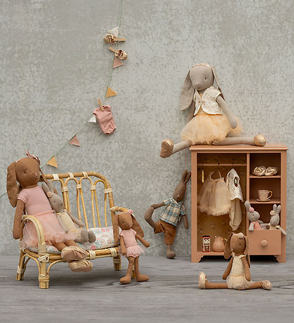 Maileg Rattan Sofa - Large - Rabbit/Hare - Natural