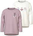 Name It Blouse - 2-Pack - NmfVix - Cloud Dancer/Keepsake Lilac P