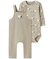 Name It Set - Sweat Overalls/Bodysuit l/s - NbmVonne - Iceland F