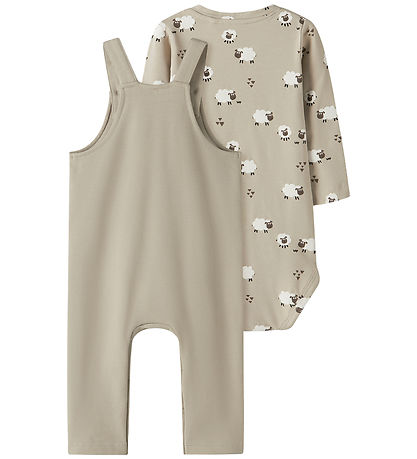 Name It Set - Sweat Overalls/Bodysuit l/s - NbmVonne - Iceland F