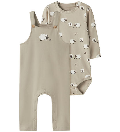 Name It Set - Sweat Overalls/Bodysuit l/s - NbmVonne - Iceland F