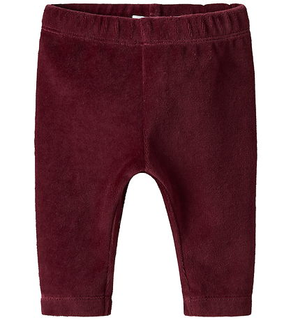 Name It Leggings - Velvet - NbfRoxy - Burgundy