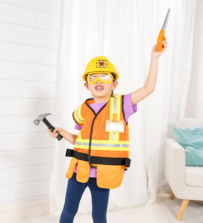 Melissa & Doug Kostüm - Bauarbeiter - 6 Teile