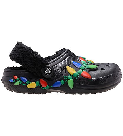 Crocs Sandals - Clsc Lined Holiday Lights - Black/Multi Crocs Sandals - Clsc Lined Holiday Lights - Black/Multi