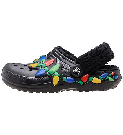 Crocs Sandals - Clsc Lined Holiday Lights - Black/Multi Crocs Sandals - Clsc Lined Holiday Lights - Black/Multi