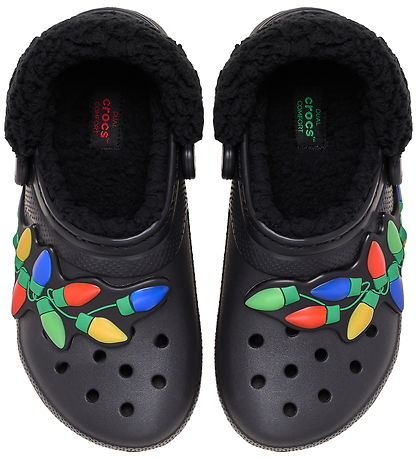 Sandales Crocs - Classic+ Sabot doublé Holiday Lights - Noir/Mul