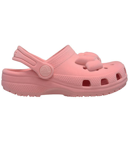 Crocs Sandalen - Classic+ Fluwelen Bow Klomp T - Powder Roze