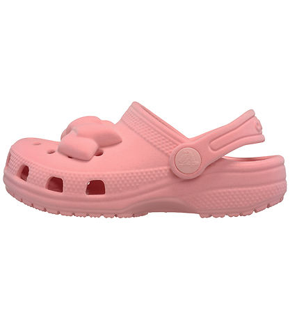 Crocs Sandalen - Classic+ Fluwelen Bow Klomp T - Powder Roze