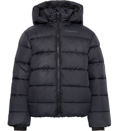 Didriksons Puffer Jacket - Scoria Kids Jacket - Black Didriksons Puffer Jacket - Scoria Kids Jacket - Black