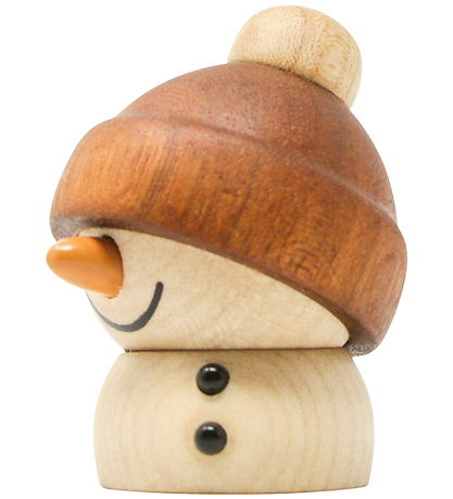 Fablewood Snowman - Sundae - 6 cm - Natural