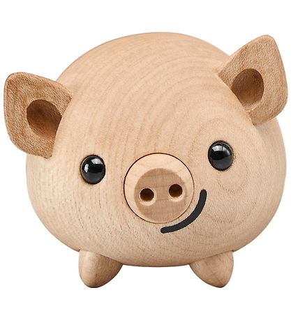Fablewood Klein Schwein - Rad - 5 cm - Natur