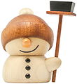 Fablewood Snowman - Flurry - 8 cm - Natural Fablewood Snowman - Flurry - 8 cm - Natural