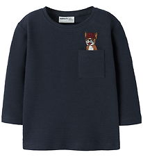 Name It Blouse - Rib - NmmRofus - Navy Blazer Name It Blouse - Rib - NmmRofus - Navy Blazer