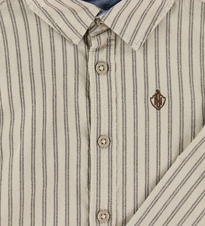 Chemise Name It - NmmRekid - Fossile d'Islande/Mince Stripe - De Chemise Name It - NmmRekid - Fossile d'Islande/Mince Stripe - De