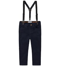 Pantalon en Velours Côtelé Name It - NmmRyan - Mince - Marine Bl Pantalon en Velours Côtelé Name It - NmmRyan - Mince - Marine Bl