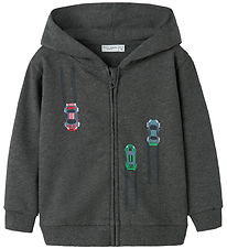 Gilet av. Capuche Name It - NmmVoltinus - Dark Grey Melange/Cars Gilet av. Capuche Name It - NmmVoltinus - Dark Grey Melange/Cars