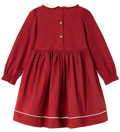 MarMar Klänning - Bomull/Modal - Dielle - Hibiscus Red