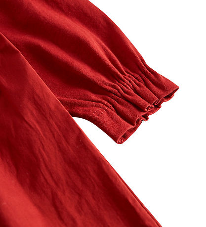 MarMar Klänning - Bomull/Modal - Dielle - Hibiscus Red