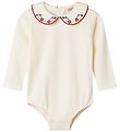 MarMar Bodysuit l/s - Cotton/Modal - Becki - Gentle White MarMar Bodysuit l/s - Cotton/Modal - Becki - Gentle White