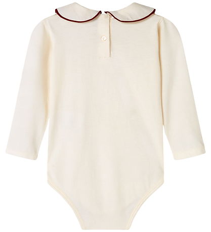 MarMar Bodysuit l/s - Cotton/Modal - Becki - Gentle White MarMar Bodysuit l/s - Cotton/Modal - Becki - Gentle White
