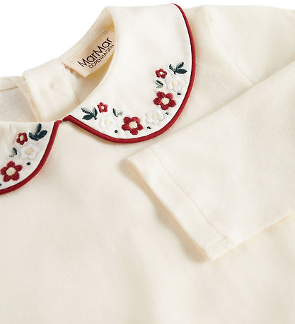 MarMar Bodysuit l/s - Cotton/Modal - Becki - Gentle White