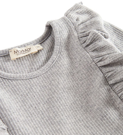 MarMar Kleid - Rib/Modal - Gedicht - Light Grey Melange