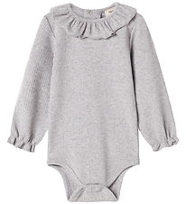 MarMar Body I/e - Rib/Modal - Brandine - Light Grey Melange