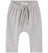 MarMar Trousers - Rib/Modal - Pico - Light Grey Melange