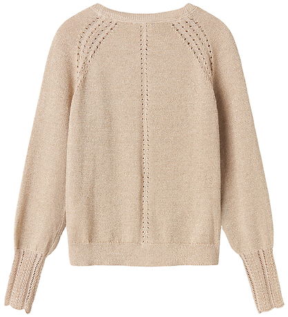 MarMar Neuletakki - Neulottu - Tillie - Gold Glitter MarMar Neuletakki - Neulottu - Tillie - Gold Glitter