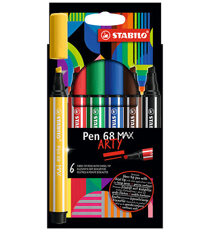 Stabilo Markers - Pen 68 Max Arty - 6 pcs - Multicolour