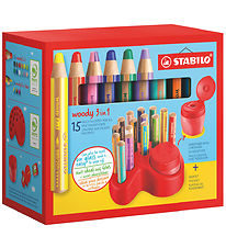 Stabilo Colouring Pencils - Woody - 3-in-1 - Desk set - Multicol