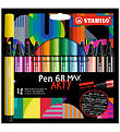 Stabilo Markers - Pen 68 Max Arty - 12 pcs - Multicolour