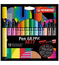 Stabilo Markers - Pen 68 Max Arty - 12 pcs - Multicolour