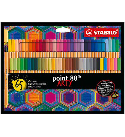 Stabilo Markers - Point 88 Arty - 65 pcs - Mult colored