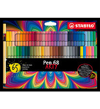 Stabilo Markers - Pen 68 Arty - 65 pcs - Multicolour