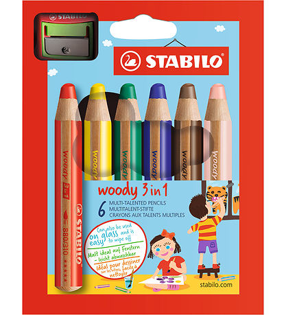 Stabilo Colouring Pencils - Woody - 8806-2 - Multicolour
