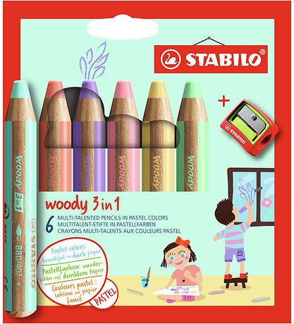 Stabilo Colouring Pencils - Woody - 8806-2 - Pastel