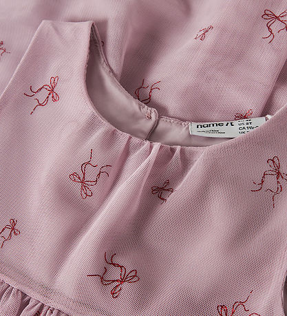 Name It Dress - NmfVabos - Keepsake Lilac/Bows Name It Dress - NmfVabos - Keepsake Lilac/Bows