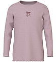 Name It Blouse - NmfVemma - Keepsake Lilac/Bow Embroidery Name It Blouse - NmfVemma - Keepsake Lilac/Bow Embroidery